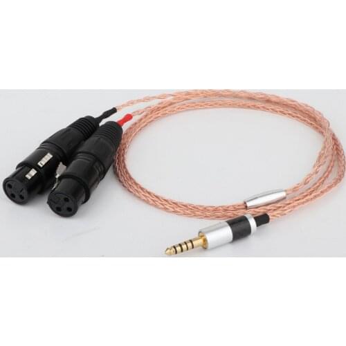 New Upgrade Cable With 4.4mm Male To Dual 3Pin XLR Male Female Balanced Replacement for Digital Audio Player NW-WM1A, NW-WM1Z