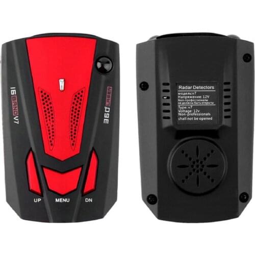 80%HOTV7 12V 360 Degrees Speed Radar Detector Long Range Voice Alert Laser Radar Detector for Vehicles