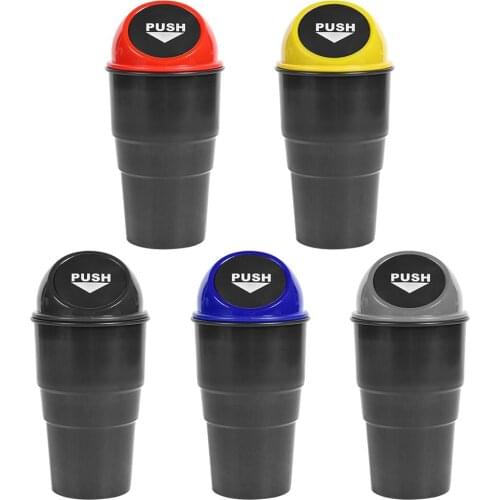 Multi-color Vehicle Car Garbage Can Car Creative Trash Can Auto Interior Styling Reasonable Design and Convenient Use