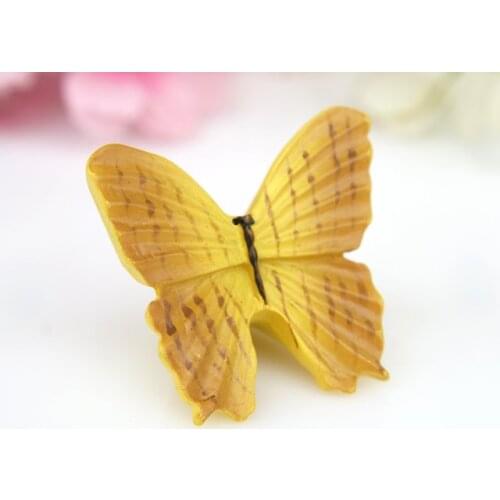 Yellow Gradient Butterfly Child Cartoon Kitchen Cabinet Handle and Knobs