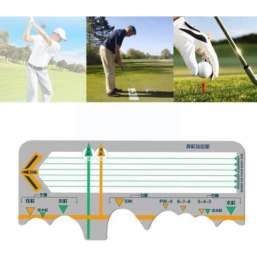 Golf Station Board Swing Trainer Practice Corrective Golf Accessories Posture Supplies Calibration Batting Training Beginne P8X2