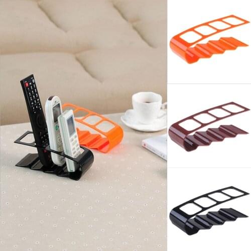 Home Appliance Remote Control Stand Holder 4 Practical Wrinkled 4 Section Storage Rack Tools Available Home Organizer 3 Colors