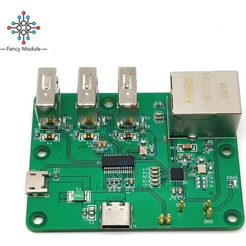 USB to Ethernet HUB Hub Raspberry Pi Zero Network HUB Expansion Board