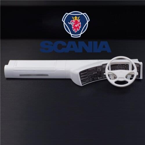 Interior Cab Right Peptide Center Console for 1/14 Tamiya RC Truck Trailer Tipper Scania R620 56323 Car Diy Parts