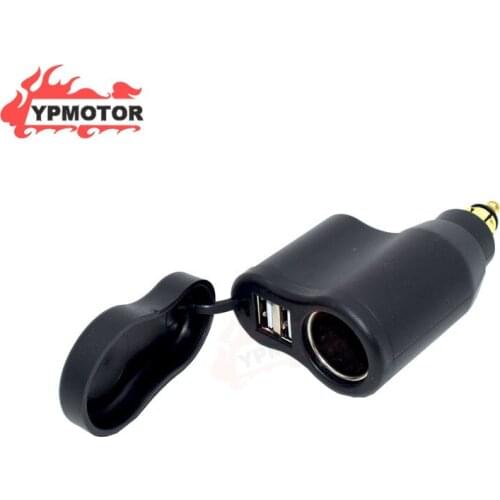 Motorcycle USB Phone GPS Charger Power Adapter Cigarette Lighter Socket For BMW R1200GS R1200RT R1250GS R1200RT F850GS F750GS