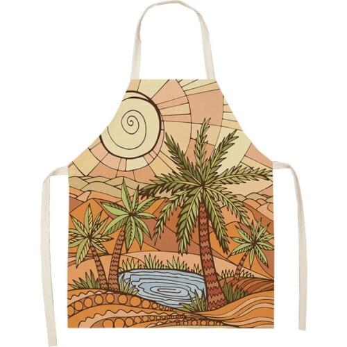 Desert camel cactus pattern Women kitchen apron Apron for hairdresser Woman kitchen apron customizable apron Apron for children