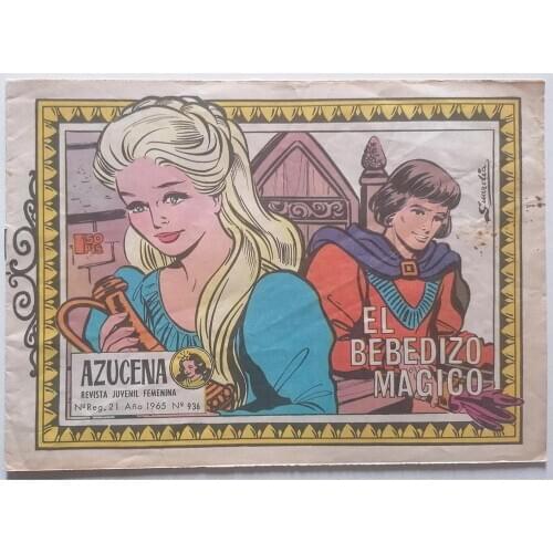 AZUCENA womens youth magazine N. 936, year 1965, ED. TORAY, 1ª edition, author ROSA GALCERAN