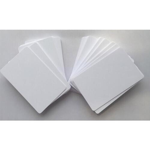2000pcs Blank Printable PVC card without chip two side cover film Plastic card suit for prin member/ company/ credit card
