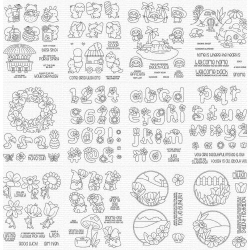 2021NEW transparent Clear Silicone Stamp/Seal for DIY scrapbooking/photo album Decorative B1015