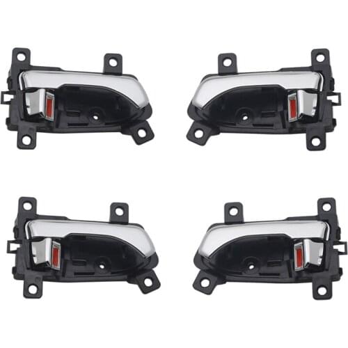 4PCS INSIDE DOOR HANDLE For KIA Sportage 2011 2012 2013 2014 2015-2016