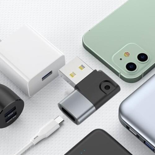 USB2.0 To Type C OTG Adapter For Macbookpro 90° Elbow Adapter For Xiaomi USB Adapter Type-C OTG Cable Converter