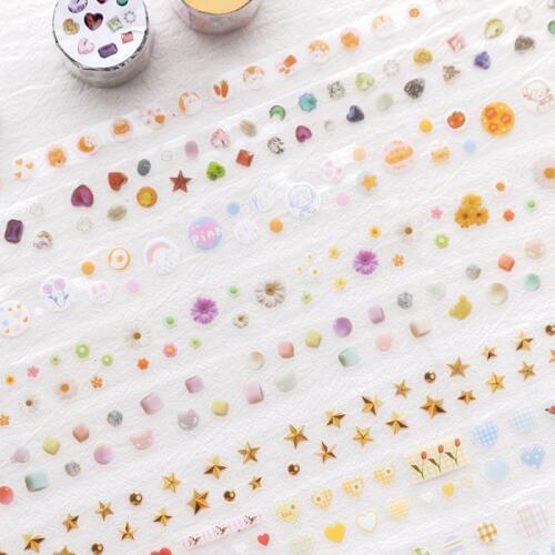 Daisy Stars pet Washi Tape Decorative Adhesive Masking Tape For Stickers Scrapbooking DIY Stationery Tape School Office Supply