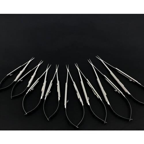 Castroviejo Needle Holder with lock stainless steel For Dentist instrument Ophthalmic Veterinary Surgical Instruments