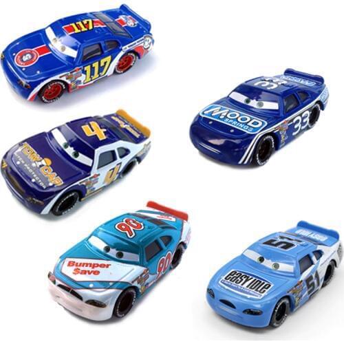 Disney Pixar Cars 2 3 Lightning McQueen Champion Mater 1:55 Diecast Metal Alloy Model Car Birthday Gift Toy For Children Boy