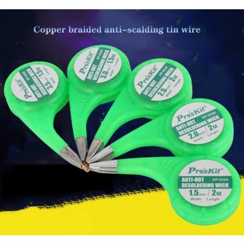 Desoldering Wick desoldering braid solder remover vacuum sucker desoldering Pump Tool Proskit BGA Solder Wick