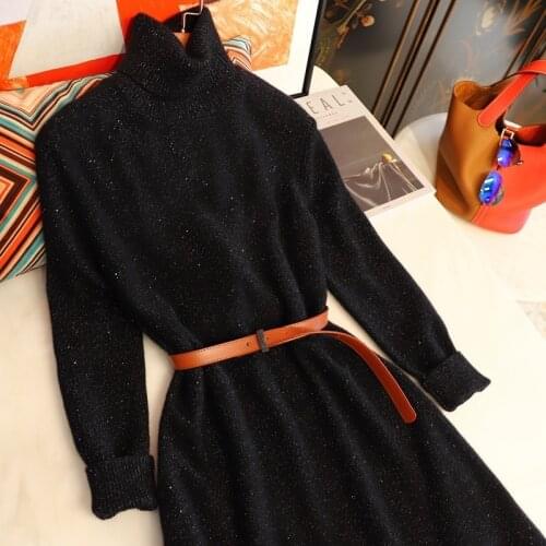 Модные вязаные платья 蒙跃 China At AliExpress