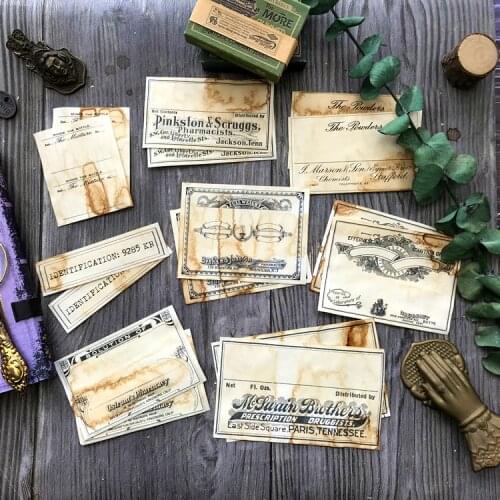 KSCRAFT Coffee Dyed Paper for DIY Junk Journal Planner Scrapbook Album Paper Crafts
