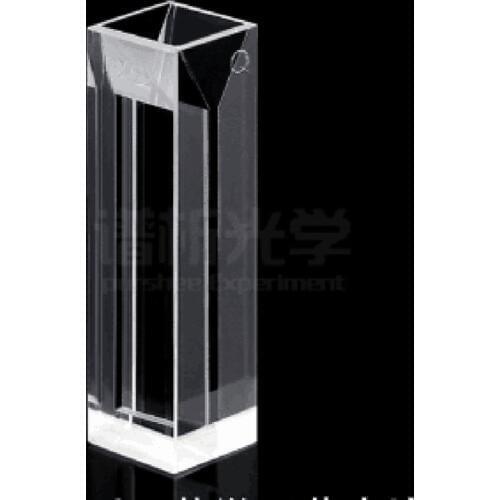 Cuvette Quartz Spectrophotometer Transparent UV Acid and alkali resistantlight10mm 350ul Slit 1mm BSM10mm-350ul-Q 2PCS