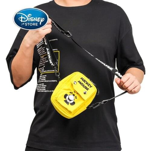 Disney Mickey Mouse Chest Bag For Men Women Wild Single Shoulder Messenger Bag Fashion Waist Bags Cartoon Donald Duck Backpack