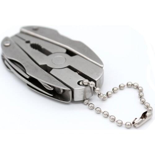 Stainless Steel Outdoor Portable Multitool Pliers Knife Key chain Screwdriver Multi Tools Mini Pliers Herramientas Multi Tool