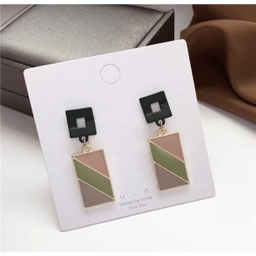 New arrival Korean fashion cute candy-colored earrings fashion jewelry creative light luxury gift statement earrings for women