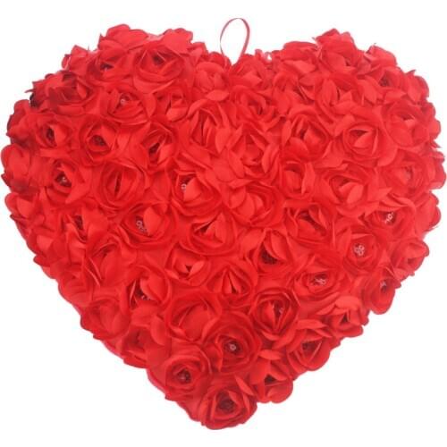 Red rose heart Hold Pillow chair pillows plush decoration Chair Cushion Toy Hold Couch Pillows stuffed plush toys