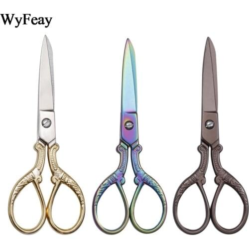 Retro Tailors Scissors Antique Design Embroidery Vintage Scissors DIY Sewing Scissors for Needlework Tailor Shears Zakka Tools