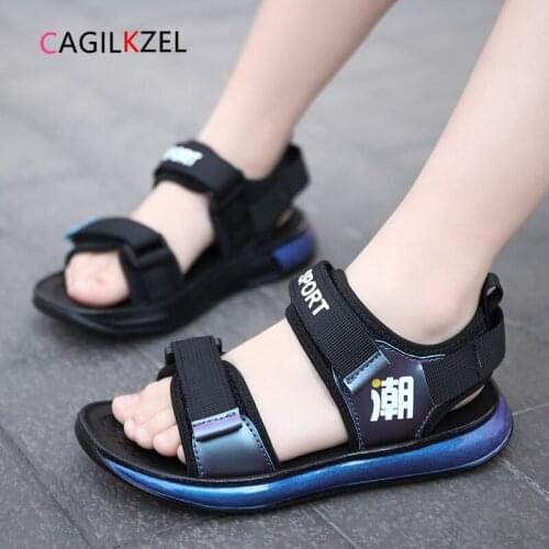 CAGILKZEL Summer Kids Sandals Boys High Quality Boys Beach Casual Sandalias Fashion Comfortable Boys Sandals Chaussure Enfant
