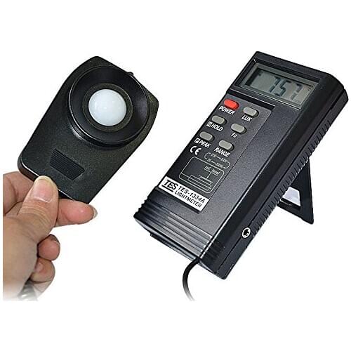 TES EMF TES-1334A Digital Lux Meter Illuminometer luminance Luxmeter light