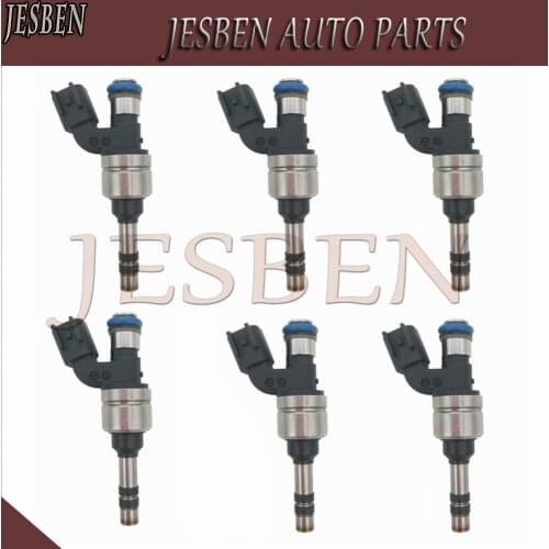 6PCS 12633784 Fuel Injector fit for Chevrolet Equinox Orlando Captiva GMC Terrain Buick Regal 2.4L NO# 12633789 12608362 FJ1154