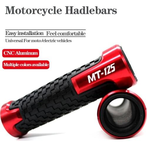 7/8 "22mm Universal Motorcycle Handle Handlebar Hand Bar Grip For YAMAHA MT125 MT-125 MT 125 2014-2018 2015 2016 2017 2018