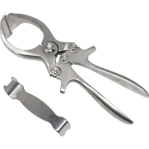 1 Pcs Livestock Tools Stainless Steel Without Blood Pig Sheep Castration Clamp Castration Tool Castration Forceps