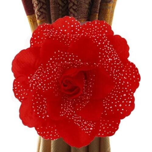 Window Shower Curtain Buckle Curtain Clip Hook Flower Style Curtain Rings Clamps Curtain Clips Accessories