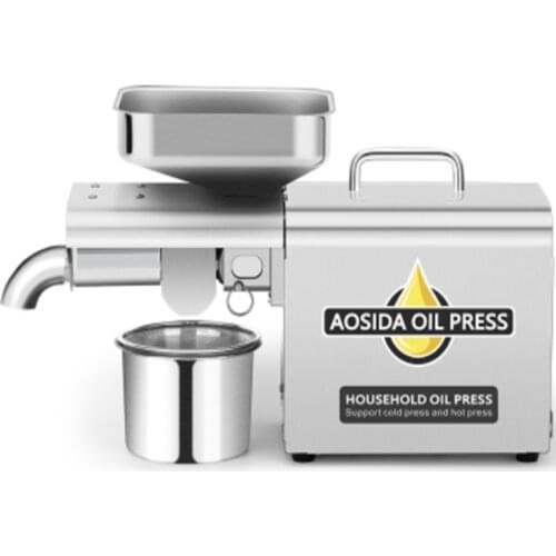 1New Stainless Steel Oil Press Machine Commercial Home Oil Extractor Expeller Presser 110V or 220V available Oil Press Cold