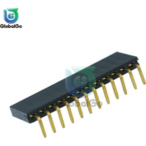 10pcs 1x12 12P Pin Header Male single Angle 90 degree