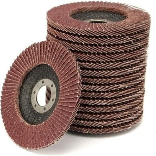 10PCS Professional Flap Discs 100mm 4.5 Inch Sanding Discs 40/60/80/120 Grit Grinding Wheels Blades For Angle Grinder