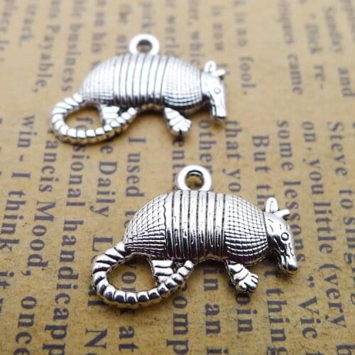 12 pieces/lot 13*19mm mouse mice charm Antique silver color Alloy necklace pendant bracelet key chain DIY Animal accessory