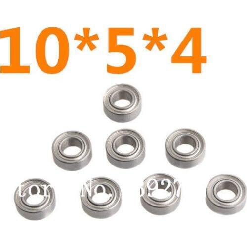 8pcs/set HSP Parts 02139 8P Ball Bearing 10*5*4mm Himoto 31044 Baja Upgraded Stell For 1/10 Scale Models RC Model Car