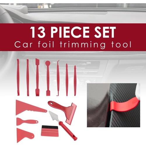 Automobile Exterior Repair Components 13/7pcs/set Car Vinyl Wrap Squeegee Tool Kit Film Wrapping Window Tinting Tools