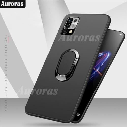 Auroras Case For Umidigi Power 5 Ultra Thin Soft With Magnetic Attraction Ring Back Matte For UMIDIGI Power 5 Cover