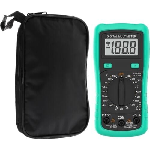 Multimeter Black Colth Bag 20*12*4cm UT Durable Waterproof Shockproof Soft Case