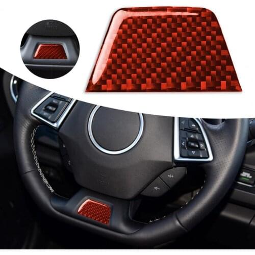 Wheel Decor Trim Anti-corrosive Comfortable Touch Interior Styling Steering Wheel Bottom Cover for Chevrolet Camaro 2017-2019