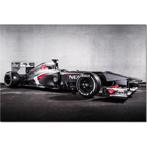 Formula1 Sauber C32 Race Car Wallpaper Decorative Posters and Prints Canvas Wall Art Modern Painting for Home Decor