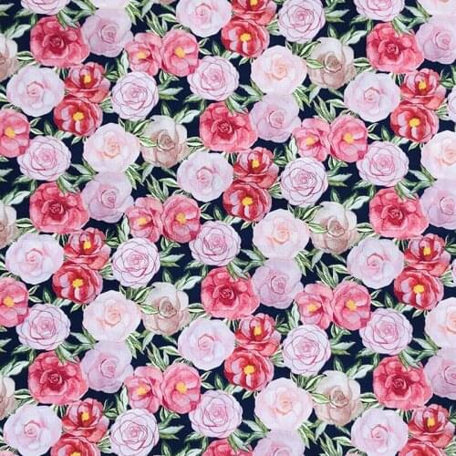 Berry 80S Like Liberty Cotton Fabric For Kids Baby Sewing Cloth Dresses Skirt DIY Handmade Poplin Patchwork Meter 2021