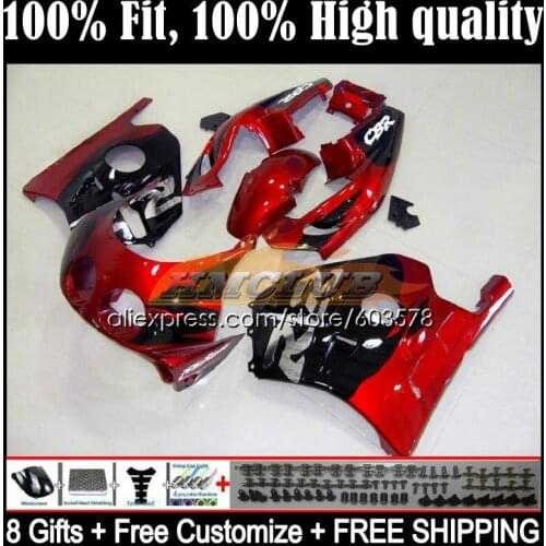Injection For HONDA CBR250RR CBR 250 250RR 90 91 92 93 94 41CL.31 MC22 CBR250 R RR 1995 1996 1997 1998 1999 Fairing Metal Red