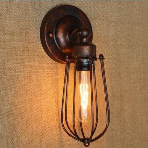 IWHD Iron Loft Style Edison Wall Sconce Vintage Wall Lamp Antique Industrial Wall Light Fixtures Indoor Lighting Luz De Pared