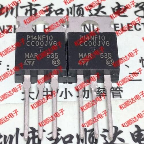 Original New 5pcs/ P14NF10 STP14NF10 TO-220 100V 14A