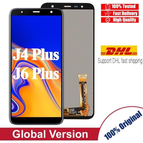 10PCS/Lot Original lcd For Samsung Galaxy J6 Plus 2018 J610 J6 Prime J4+ 2018 J4 Plus J415 J415F J410 LCD Display Touch Screen