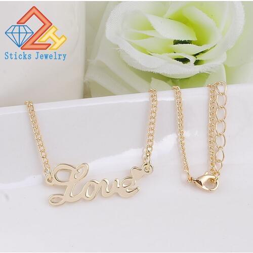 Stainless steel Necklace pendant Love fascinating pendant necklace
