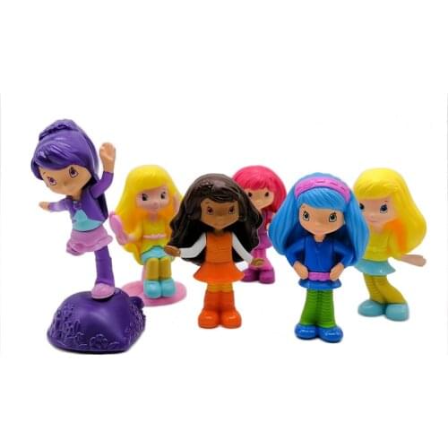 Hasbro Genuine Strawberry Shortcake Girl Doll Aromatic Action Figure Fragrant Model Toy Children Gifts Collections